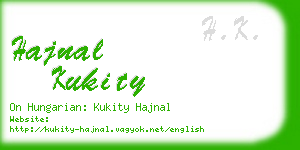 hajnal kukity business card